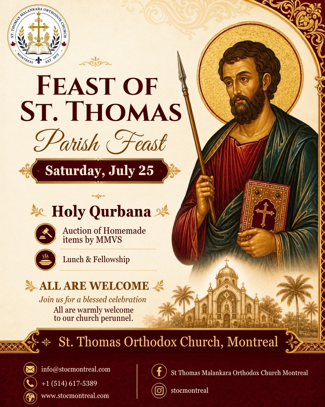 Feast of St. Thomas
